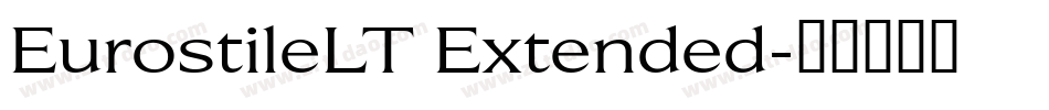 EurostileLT Extended字体转换